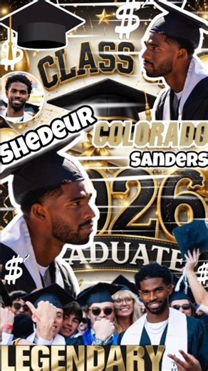 #ShedeurSanders 🎓 Graduates From University Of Colorado Boulder With A 3.9 GPA | LEGENDARY #shorts