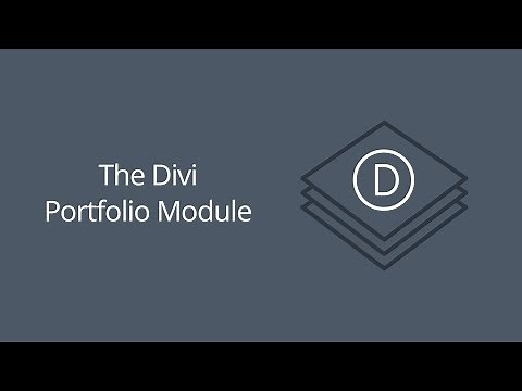 The Divi Portfolio Module
