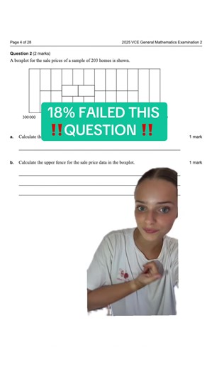 VCE General Math Exam Question Walkthrough