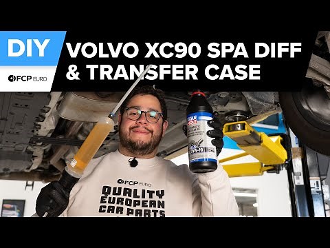 Volvo XC90 Rear Diff & Transfer Case Fluid Service DIY (2016-Present SPA XC90, V90, V60, XC60, S60)