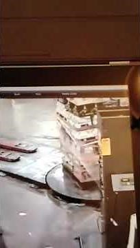 Man eaten by shrink wrap machine