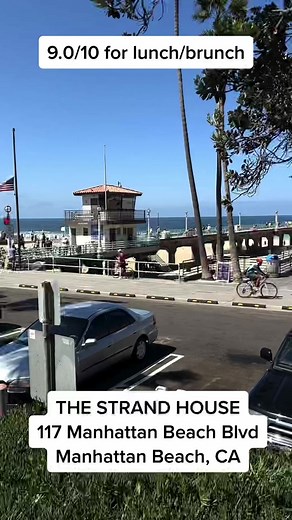 The Strand House Manhattan Beach has hands down the best views for any restaurant in town! #manhattanbeach #thestrand #thestrandhouse #foodtok #foodtiktok #restaurantreview #lafoodie #lafood #southbayfood #southbayfoodie #review #honestreview #foodscene #charlottefoodscene