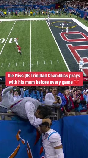 Trinidad Chambliss: Game Day Ritual with His Mom
