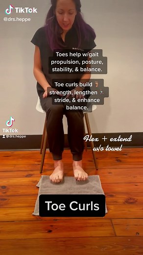 Toe Curling Balance Exercise for Flexibility and Strength