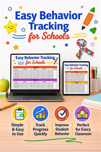 Student Behavior Tracking Sheet | ABA & Behavioral Data Collection Template (google Sheets) - Etsy