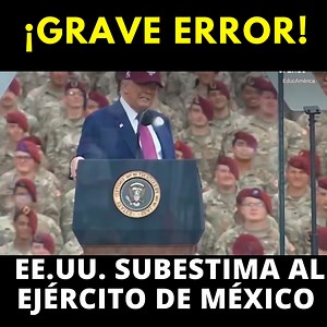 693K views · 23K reactions | ¡GRAVE ERROR!  EE.UU. SUBESTIMA al EJÉRCITO de MÉXICO   #fypシ゚ #fypviralシ #reelsfbシ #ClaudiaSheinbaumPardo #sheinbum #ClaudiaSheinbaum #viral #chismes #tips #futbol | Apoyo a la 4T | Facebook