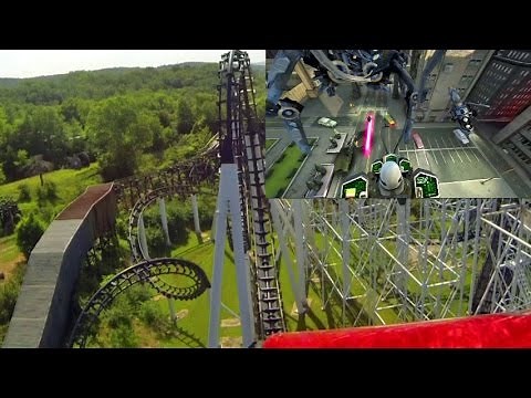 The New Revolution front seat on-ride HD POV with VR Six Flags St. Louis