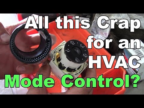 Toyota RAV4 HVAC Mode Selector Stuck and AC Recharge