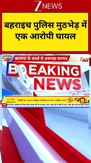 UP News: Bahraich में पुलिस मुठभेड़ में एक आरोपी घायल | Viral Video