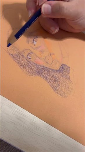 45 minute sketch #art #colorpencil #sketch #prismacolors #portrait