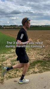 3 essential marathon training runs ↓ Trying to get everything right during your marathon training can feel overwhelming. But if you focus on these 3 key runs each week, you’ll cover the fundamentals that truly move the needle. Here’s the breakdown: ⚡ Long run: this is your most important weekly session. It teaches your body to run longer, builds endurance & mental resilience, and trains your gut for race-day fueling. - Gradually build up to a 32-35km long run (20-22 miles) - Practice your full r