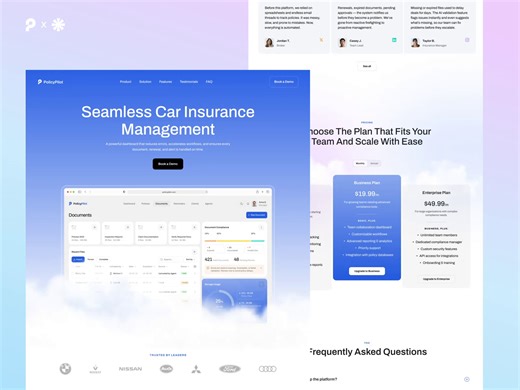 PolicyPilot – Insurance Landing Page