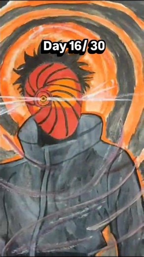 Obito Uchicha aka Tobi #naruto #myart #sketchbook #anime #youtubeshorts