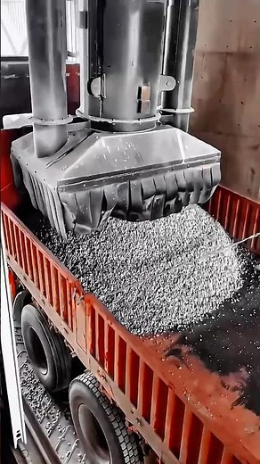 Aggregate Loading Work Tool Using Industrial Hopper System #worktool
