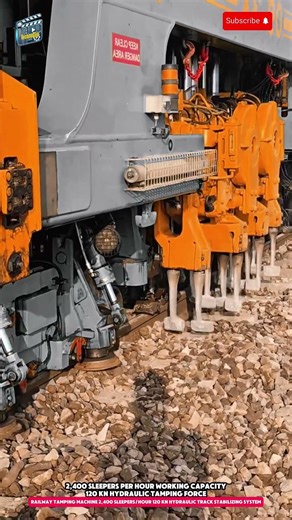 Railway Tamping Machine 2,400 Sleepers/Hour 120 kN Hydraulic Track Stabilizing System