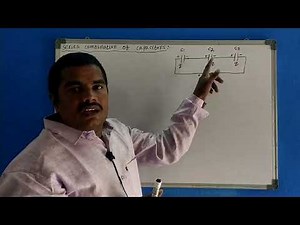 series combination of capacitors || capacitors connected in series | formula | resultant capacitance