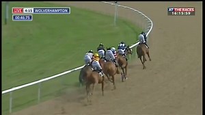 Keep your eye on the yellow cap... Wolverhampton Racecourse | At The Races