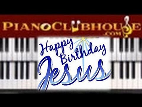 🎁 HAPPY BIRTHDAY JESUS (easy Christmas piano tutorial lesson)
