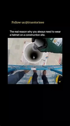 TrueHistory.TV on Instagram: "It only takes one impact to change everything. On construction sites, falling objects are one of the most serious dangers, and this simple test shows why hard hats matter. A heavy weight dropped onto a watermelon without protection shatters it instantly. Add a hard hat, and the difference is shocking. That shell isn’t just plastic. It’s designed to absorb and spread impact, reducing the force that reaches your head. A small piece of gear, worn every day, that can be