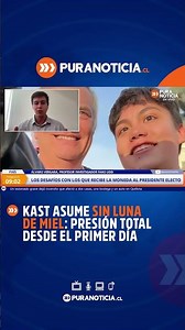 Kast asume sin luna de miel: presión total desde el primer día