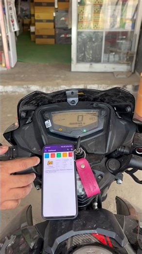 TVS Apache RTR me GPS install 🔥 Ab mobile se bike band GPS = Full control 😎 Mobile se lock/unl