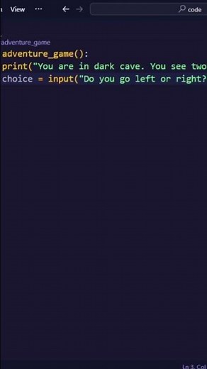 Text based adventure game in Python & #python #programming