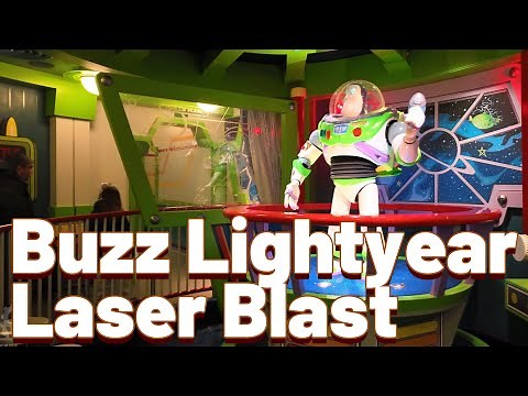 Paris Buzz Lightyear Laser Blast Full POV Ride and Queue [4K] | Disneyland Paris 2025