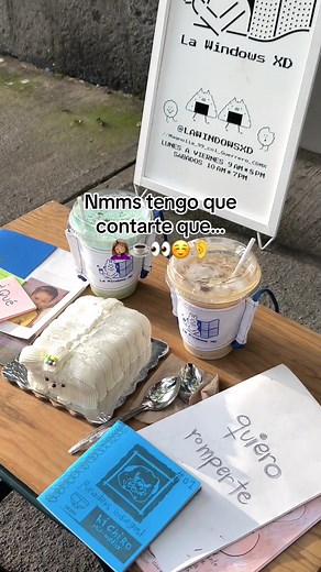 callateloosico 🤫 eso pasó?? Cuentame todo … tu y yo pero con un pastel perro, un cafe y un wallpaper en la Windows #lawindowsxd #chismesito #callateloosico