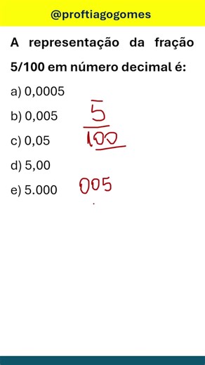Matemática Básica #proftiagogomes #matematica #enem @proftiagogomes #matemáticabásica #032