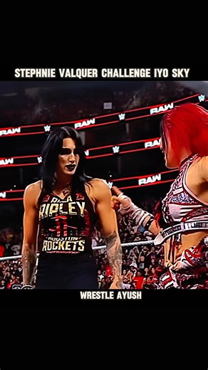 STEPHNIE VALQUER CHALLENGE IYO SKY & RHEA RIPLEY SAVE IYO SKY #iyosky #rhearipley #wweshorts #wwe