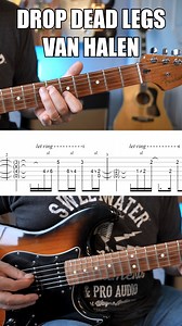 Drop Dead Legs intro by Van Halen Get this guitar tab and over 200 more when you join my GuitArmy Riff Factory course. Use coupon code RIFF50 at checkout to get 50% off. Comment "RIFF" and I'll message you a link to my course. | GuitArmy