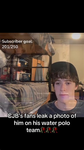 CJB’s fans leak a photo of him on his water polo team🥀🥀🥀 #cjbeee #slushynoobz #marlon #jasontheween #lacy