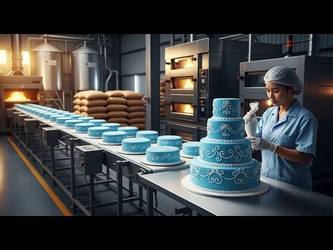 Inside a Modern Birthday Cake Factory: From Wheat to Final Product