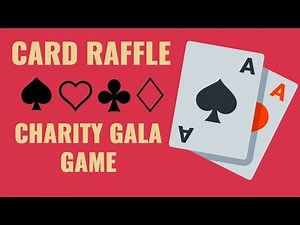 Fundraising Idea: Deck of Cards Raffle