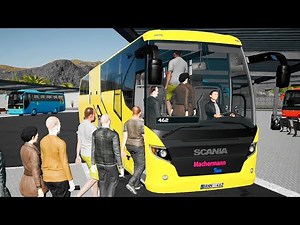 Tourist Bus Simulator - Biggest Scania Bus to the West Coast! 4K