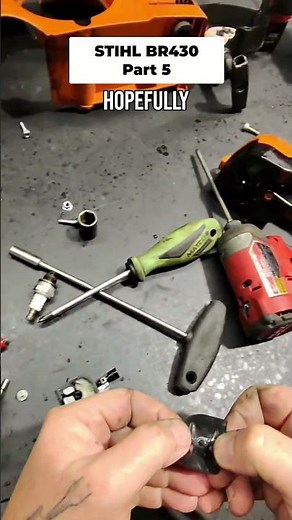 STIHL BR430 Not Running — Hydro Locked Engine FIXED! Full Tear-Down & Repair Part 5