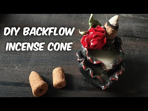 How To Make A DIY Backflow Incense Burner Cone? | Smoke Fountain Cone | Whimsy Crafter