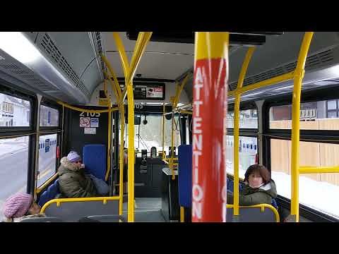 My first ride on the new New Flyer XE40 Electric bus!