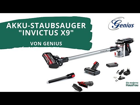 "Invictus X9" von Genius - Innovativer Akku-Staubsauger mit führender Technik