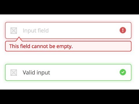 Show Validation Error Message on Page Load
