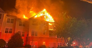 Dozens displaced after lightning strikes Bel-Air condo, starting fire