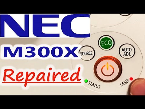 How to repair NEC M300X Projector when lamp life expired - STEM Education