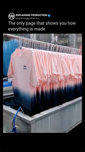 Explaining Production on Instagram: "The production process inside clothes manufacturing companies."