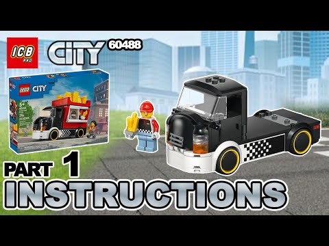 LEGO City Fries Food Truck 60488 – 4K Build Instructions Slideshow (Part 1 of 2)