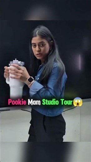 Pookie Mam Studio Tour😱 #samridhimam #physicswallah #class10 #cbse #topper #pookie #boardexam