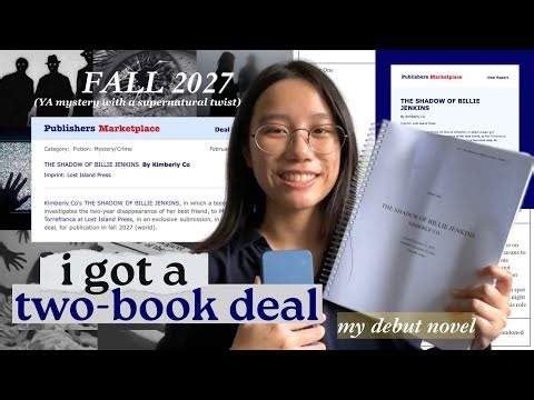 how i got a book deal 🥂💙 | my debut novel, full submission timeline, & winning a publishing contest