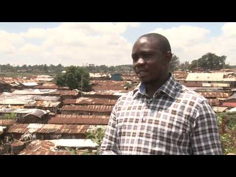 Map Kibera (Kibera -- Nairobi// 170.000 hab., Kenya)