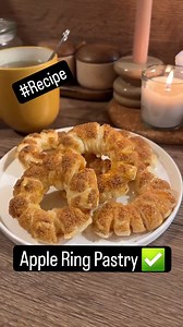 1.7K views · 59K reactions | #Recipe Alert ⚠️ Apple Ring Pastry by @foodiedasha ... Ingredients: Apples Puff pastry Egg yolk Brown sugar, cinnamon, cardamom Baked for around 15 minutes at 200°C (390°F), but I recommend following the instructions on the pastry package if using store-bought. Enjoy! #puffpastry #baking #applerecipes #bakewithlove #applerings | Top Baker | Facebook