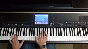 He Will Hold Me Fast - piano instrumental cover with lyrics