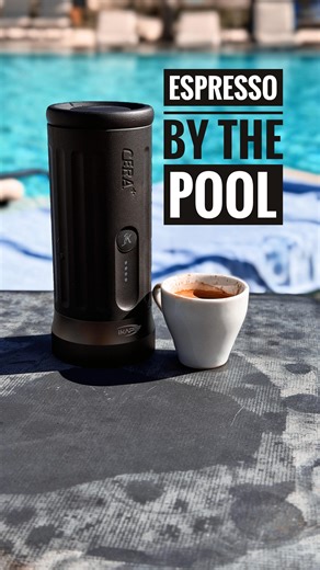 Abraham akbareian | No need to drink bad espresso anywhere! The @ikape_espresso Kapo V2 is a slick machine honestly! I’m using it with a portable electric... | Instagram